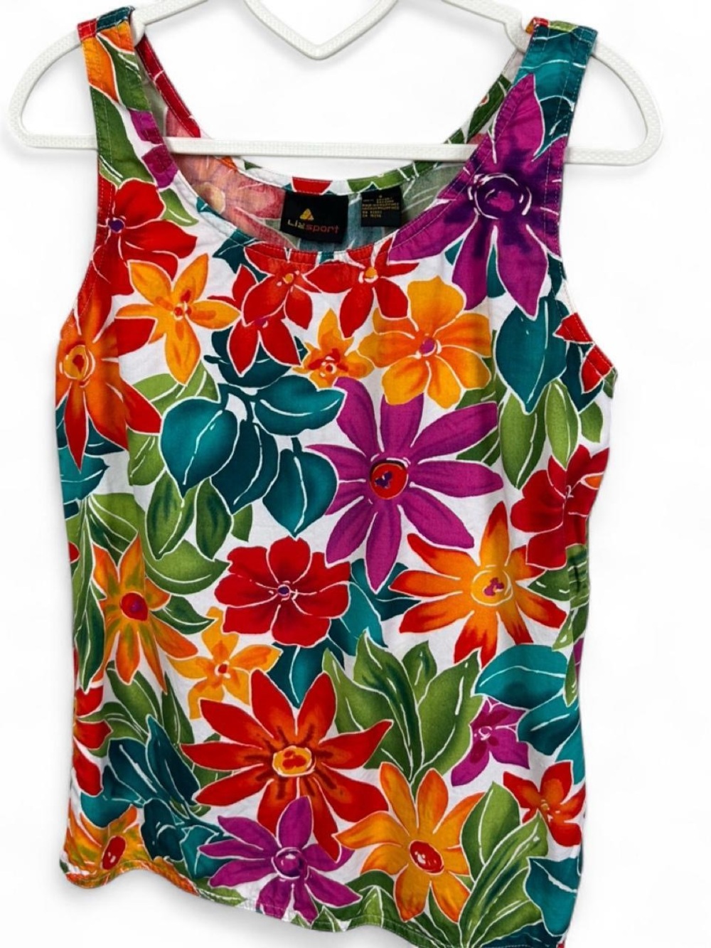 Tropical Floral Tank Top - Multicolor - Picture 3 of 8